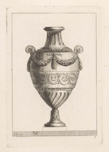 Vase with Garlands
