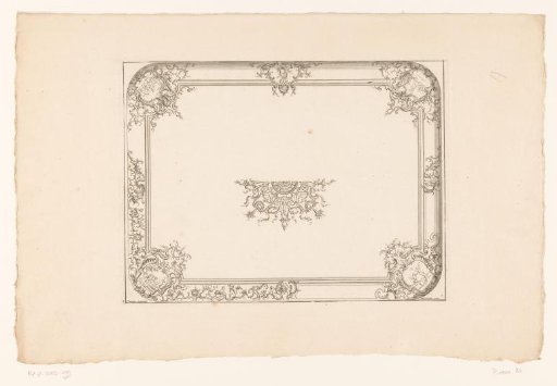 Rectangular Ceiling with Mythological Scenes