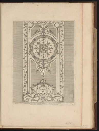 Title print for a series of designs for beds