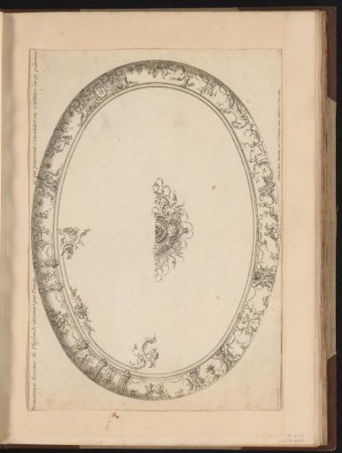 Title print for a series of designs for ceilings