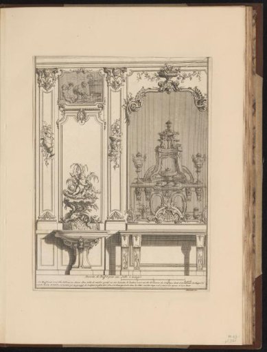 Design for the interior of a dining room