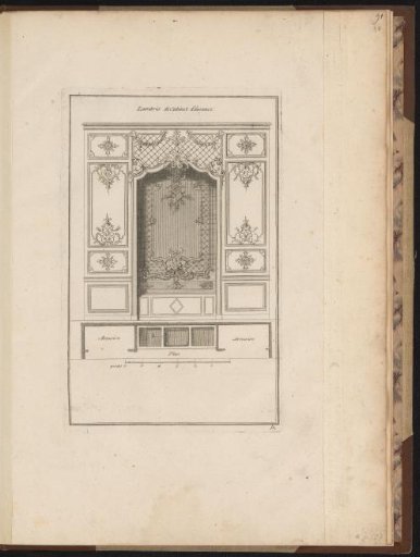 Design for a recessed washstand in the wall