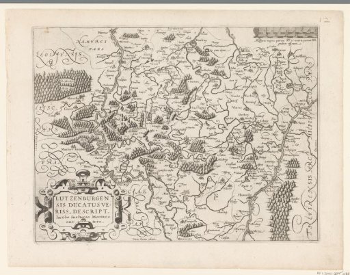 Map of the Duchy of Luxembourg
