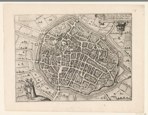 Map of Douai