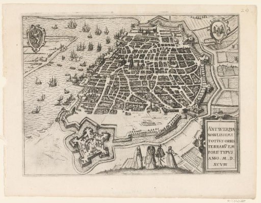 Plan of Antwerp