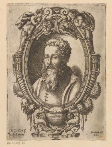 Portrait of writer Anton Francesco Doni