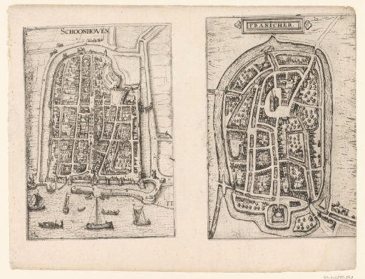 Plans of Schoonhoven and Franeker