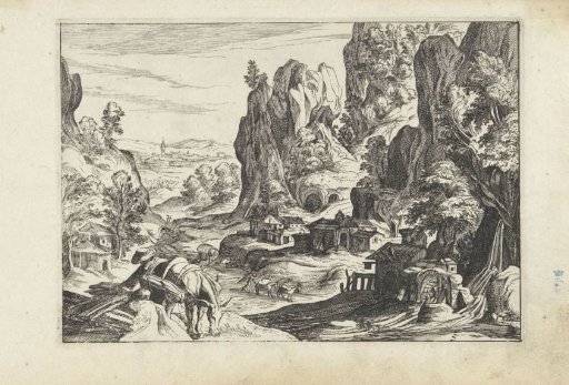 Mountain Landscape with a Watermill
