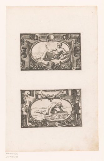 Recumbent Young Woman with a Mirror