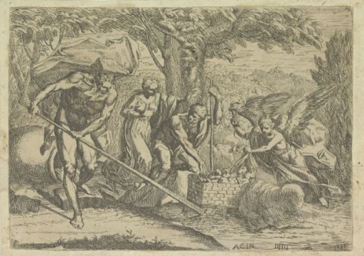 Romulus and Remus Found by Faustulus and Louva