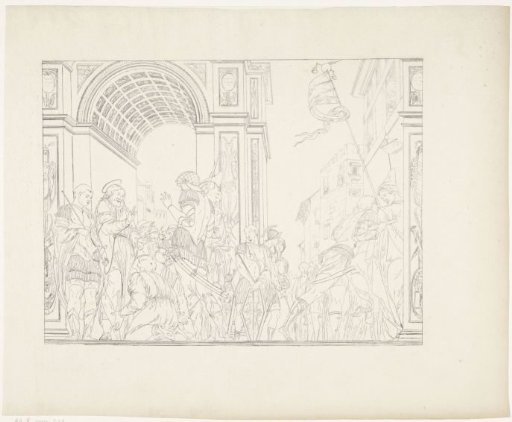 Saint James heals a blind man