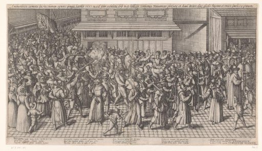 Procession of the members of the League in Paris, 1593