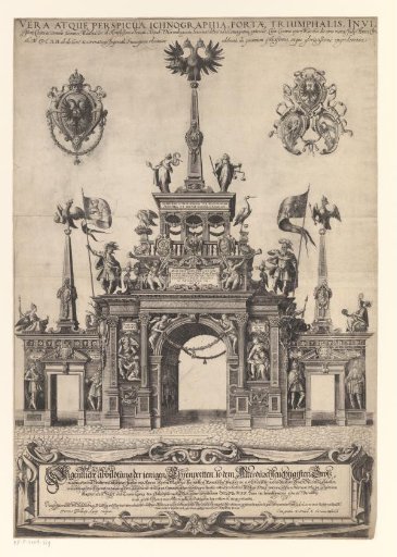 Triumphal arch in honor of Emperor Matthias