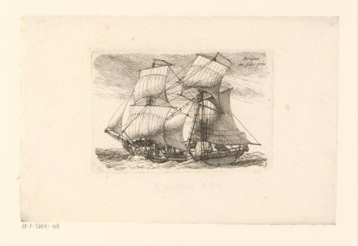 Sailing Ship Seen from Close Up