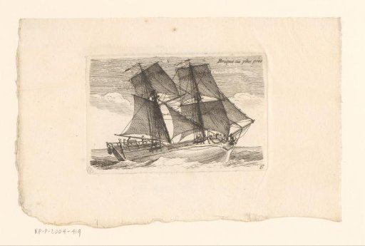 Sailing Ship Seen from Close Up