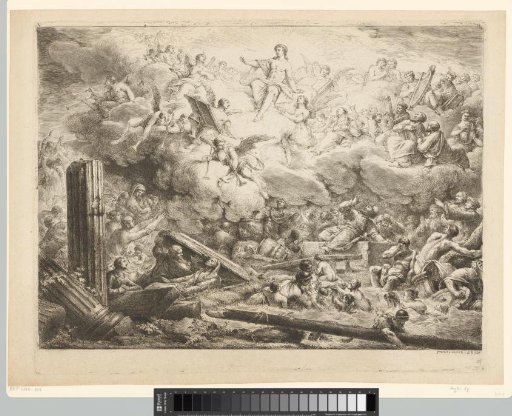 Christ appears at the Last Judgment