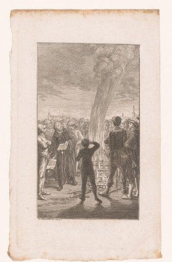 Luther burning the papal bull