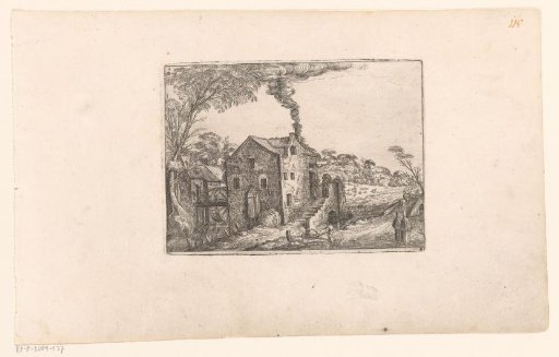 Landscape with a watermill