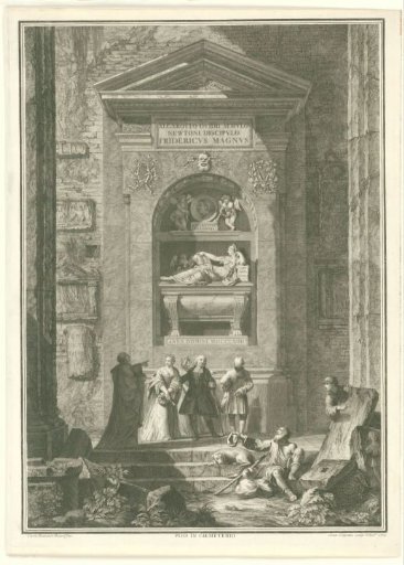 The monument of Francesco Algarotti in the Campo Santo at Pisa