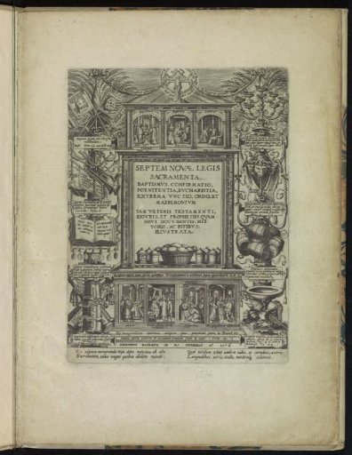 Allegorical representation of the seven sacraments
