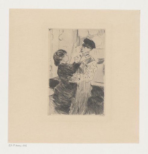 Woman Tying a Man's Tie