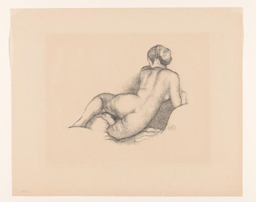 Female nude, seen from the back