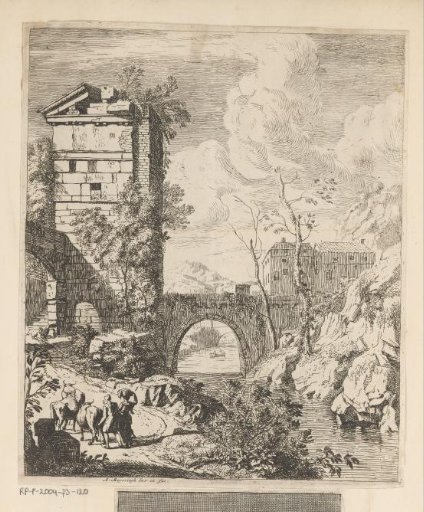 Landscape with a bridge