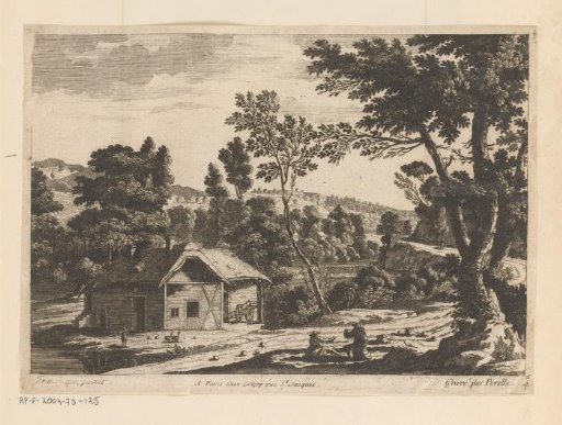 Landscape with a farmhouse