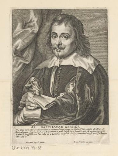 Portrait of Balthasar Gerbier d'Ouvilly