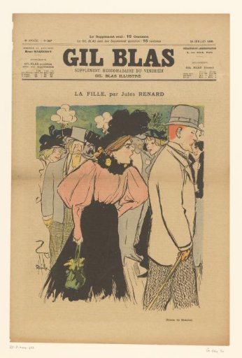Woman with a handbag calling out to a man with a hat