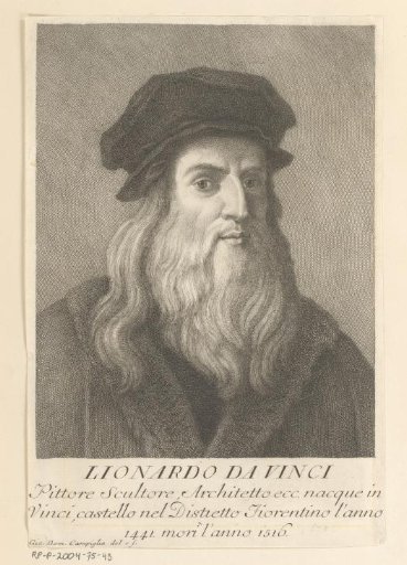 Portrait of Leonardo da Vinci