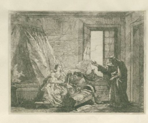 Joseph Telling Mary about their Flight into Egypt