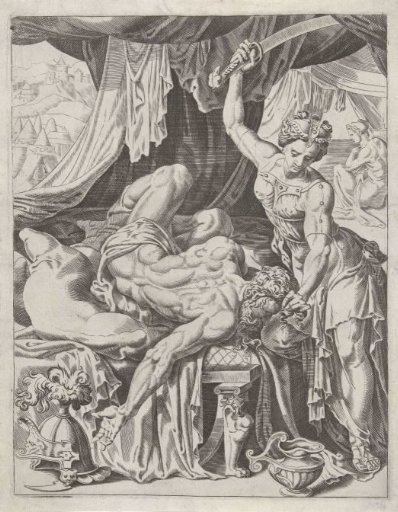 Judith beheads Holofernes