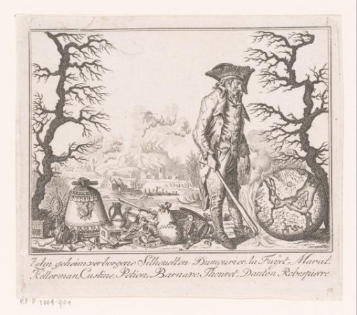 Allegory on the horrors of the French Revolution