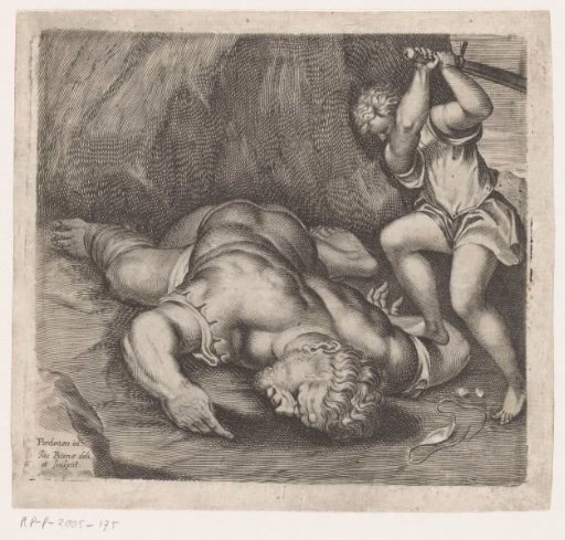 David beheads Goliath