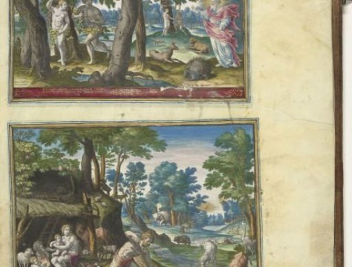 Adam and Eve at Work Outside Paradise