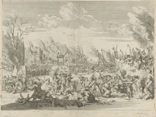 French Cruelties in Bodegraven and Zwammerdam, 1672