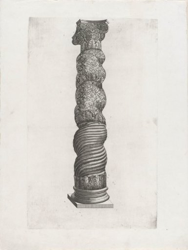 Twisted column from St. Peter's Basilica (Colonna Santa)
