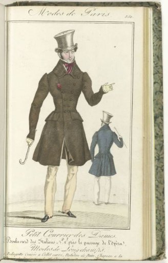 Petit Courrier des Dames, 25 April 1828, No. 550: Longchamps Fashions...