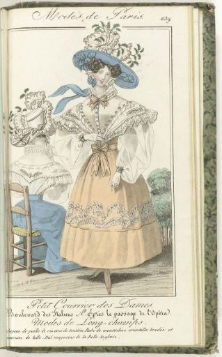 Petit Courrier des Dames, May 20, 1829, No. 639: Longchamp fashions...