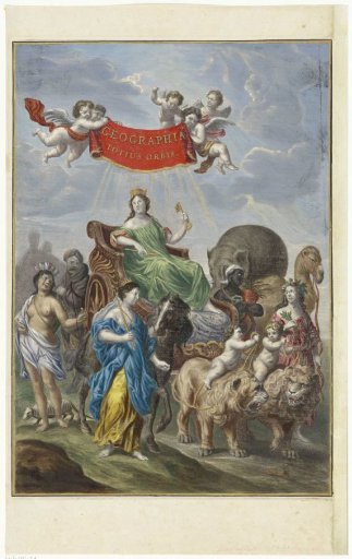 Allegorical representation of the four continents