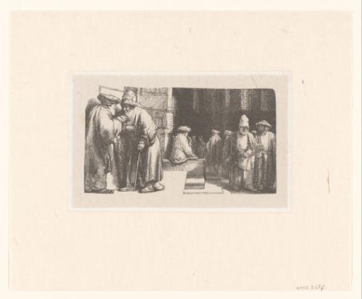 Jews in the synagogue
