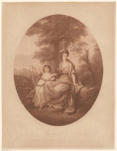 Portrait of Lady Rebecca Northwick and her daughter Anne Rushout