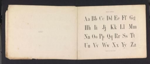 Alphabet in Roman