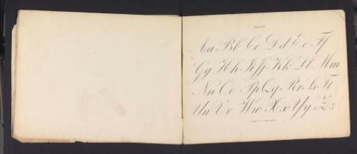 Alphabet in Cursive