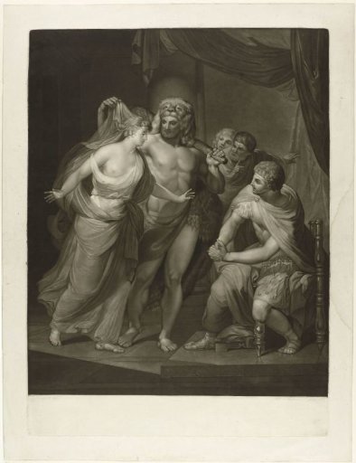 Hercules brings Alcestis back from the underworld