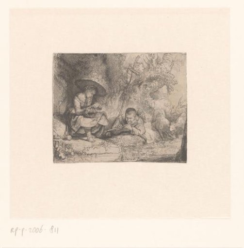 The flute player ('Het Uilenspiegeltje')