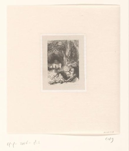 The sleeping herdsman