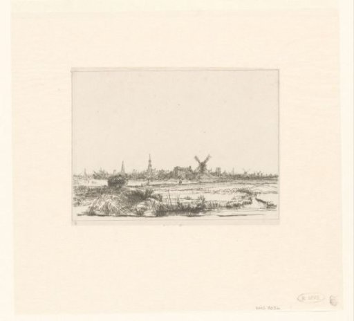 View of Amsterdam from the Kadijk
