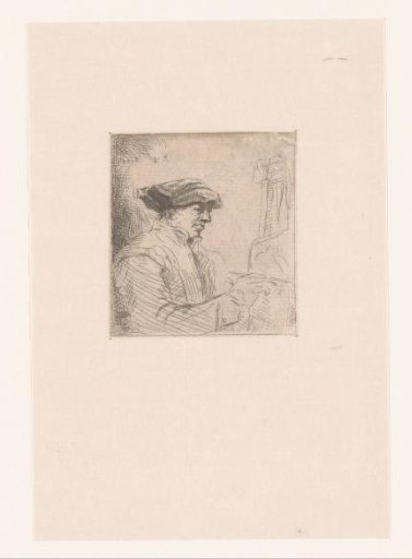 Self-Portrait at the Easel